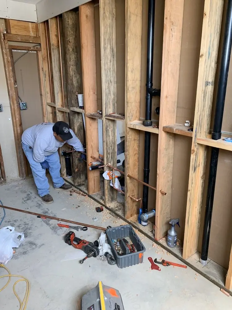 Commercial rough-in plumbing for Gas Line Repair in Prineville
